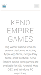 Mobile Screenshot of kenoempire.com